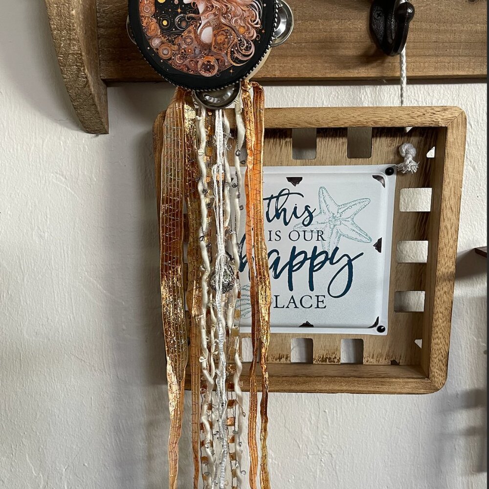 Charmed Moon Goddess Tambourine Wall Art, Bodhi Gifts NWOT - Picture 3 of 6